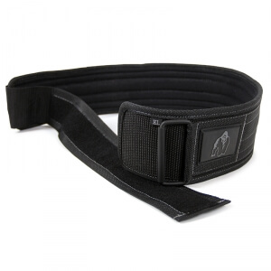 4 Inch Nylon Belt, black/grey, medium/large