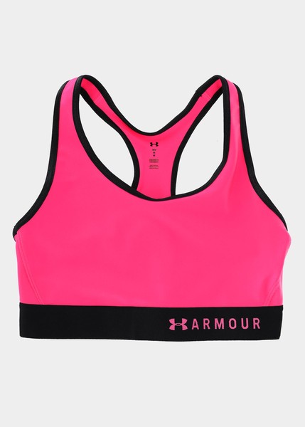 Armour Mid Keyhole Bra, Electro Pink, S, Underkläder