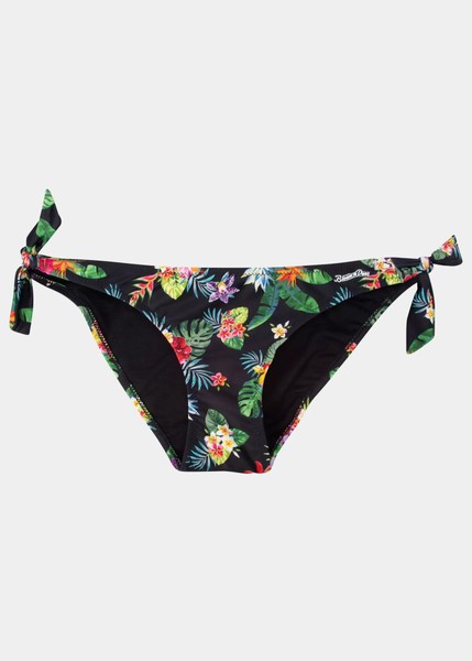 Bikini Side Tie Bottom, Black Pineapple, 44, Blount And Pool