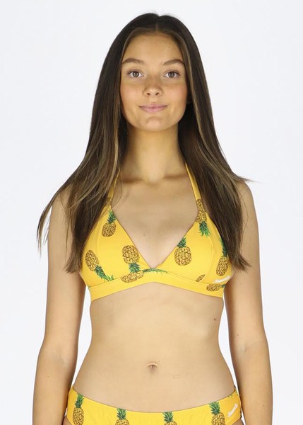 Bikini Top W, Yellow Pineapple, 38, Badkläder