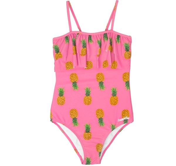 Dark Pink Pineapple Swimsuitjr, Dark Pink Pineapple, 160, Blount And Pool