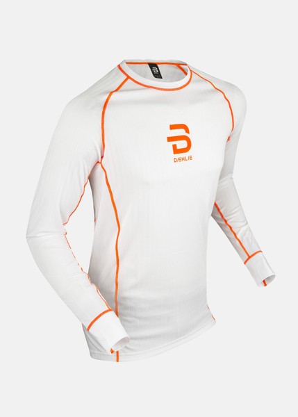 Endurance Tech Long Sleeve, Shocking Orange, S, Löpar T-Shirts