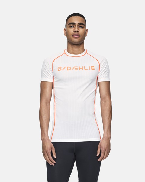 Endurance Tech T-Shirt, Shocking Orange, L, Löpar T-Shirts