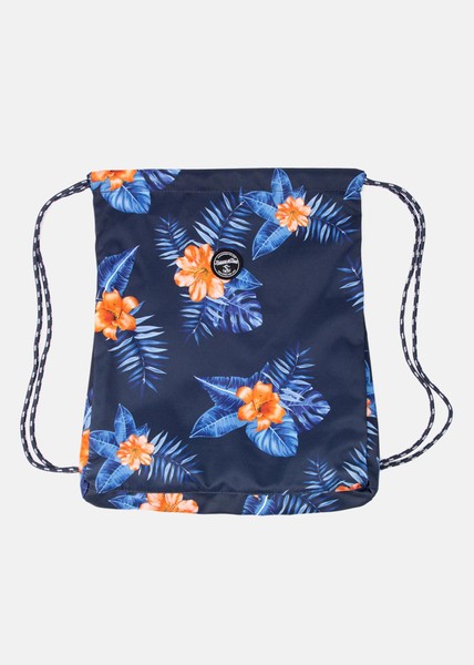 Hawaii Gym Bag, Navy Orange Flower, Onesize, Träningstillbehör