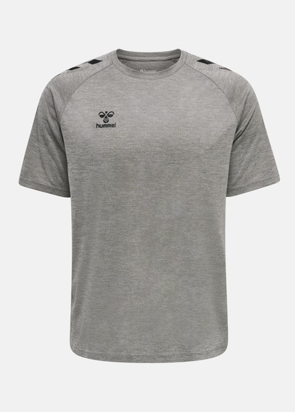 Hmlcore Xk Core Poly T-Shirt S, Grey Melange, L, Löpar T-Shirts