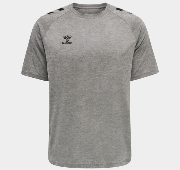 Hmlcore Xk Core Poly T-Shirt S, Grey Melange, S, Löpar T-Shirts
