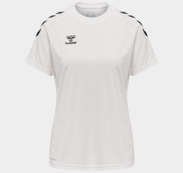 Hmlcore Xk Core Poly T-Shirt S, White, L, Löpar-T-Shirts